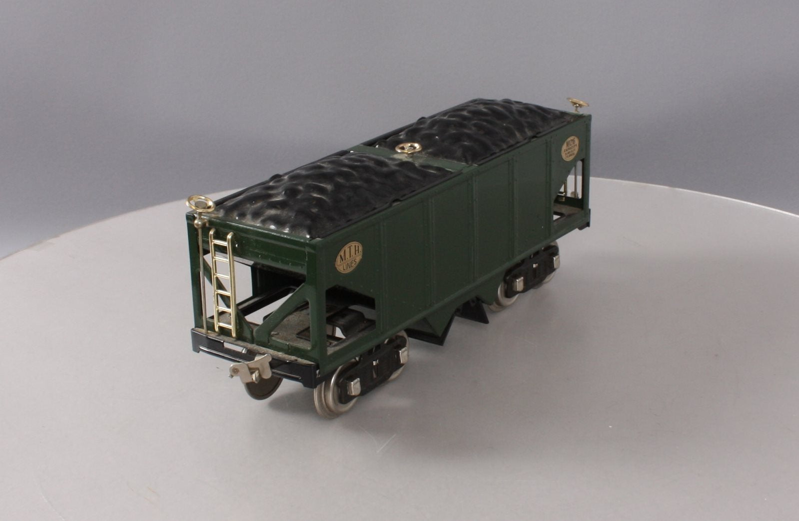 MTH 10-1053 Standard Gauge Green & Black Hopper with Brass Trim #216