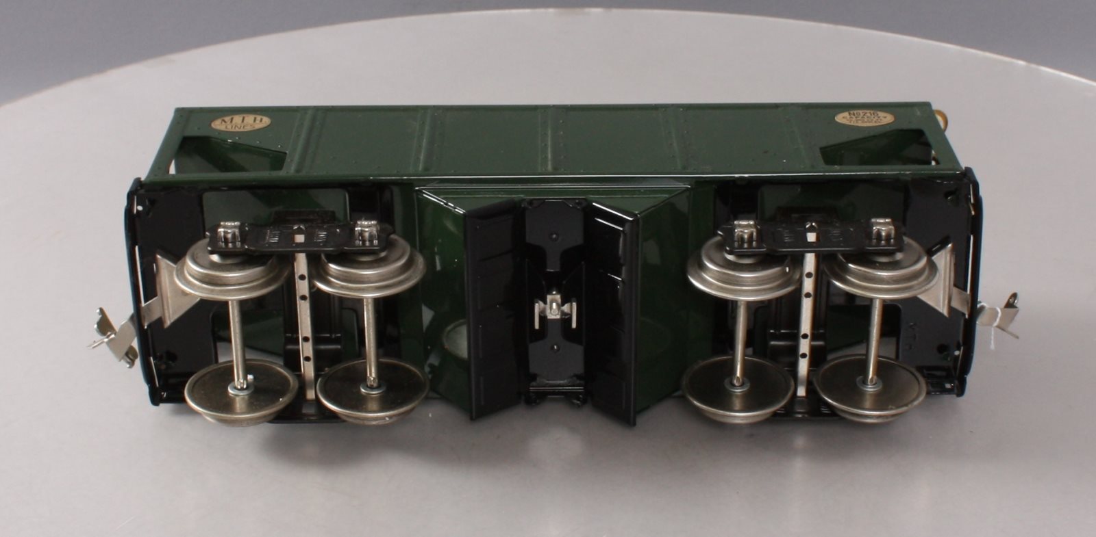 MTH 10-1053 Standard Gauge Green & Black Hopper with Brass Trim #216