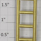 Lionel 215-5 5-Rung Brass Tank Car Ladder Fits:515