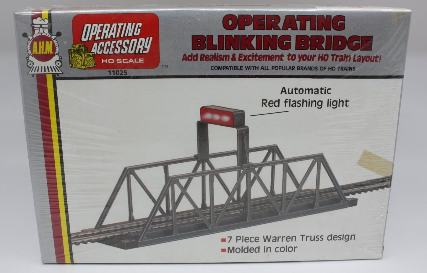 AHM 11025 HO Scale Operating Blinking Bridge Kit