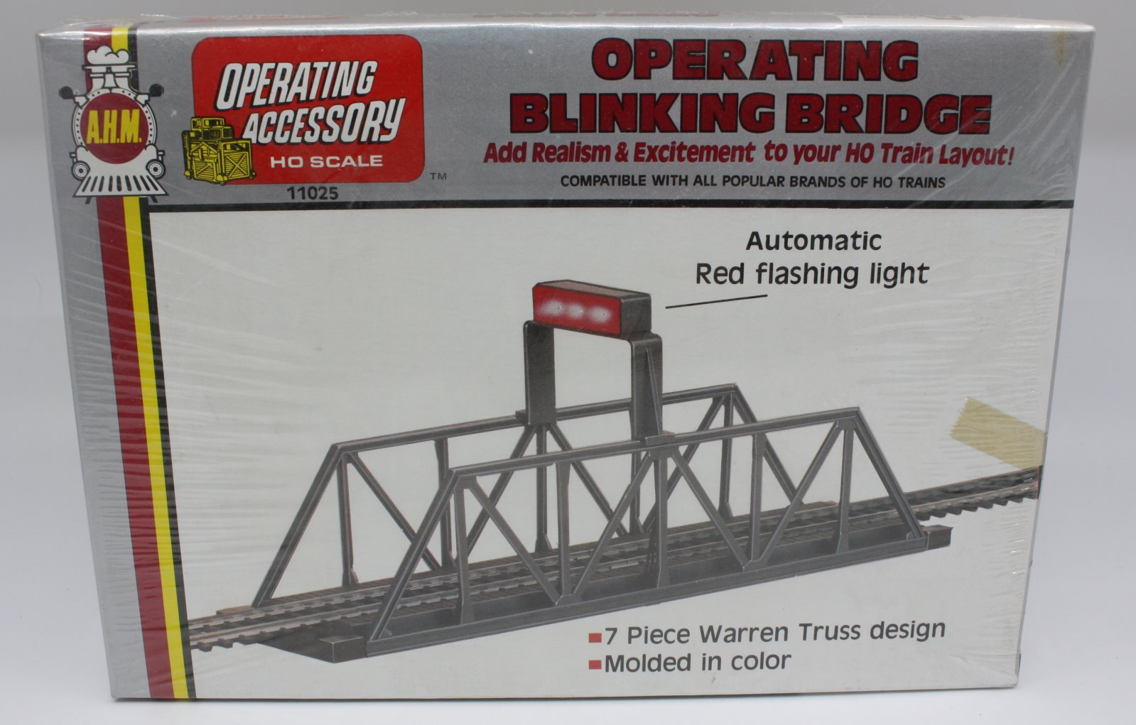 AHM 11025 HO Scale Operating Blinking Bridge Kit
