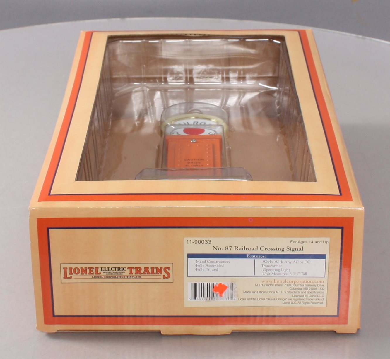 MTH 11-90033 Lionel No.87 Railroad Crossing Signal