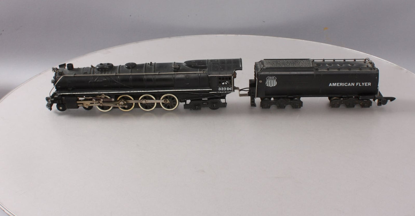 American Flyer 332DC Vintage S Union Pacific Steam Locomotive w/Tender -DC