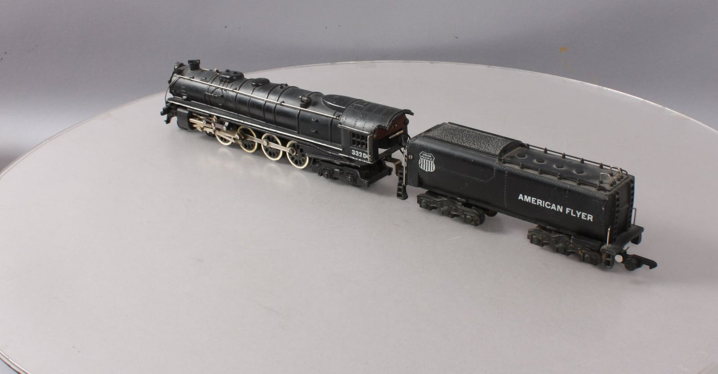 American Flyer 332DC Vintage S Union Pacific Steam Locomotive w/Tender -DC