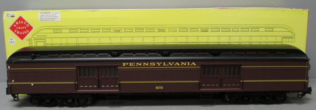 Aristo-Craft 31651 Pennsylvania Heavyweight Baggage Car w/ Metal Wheels