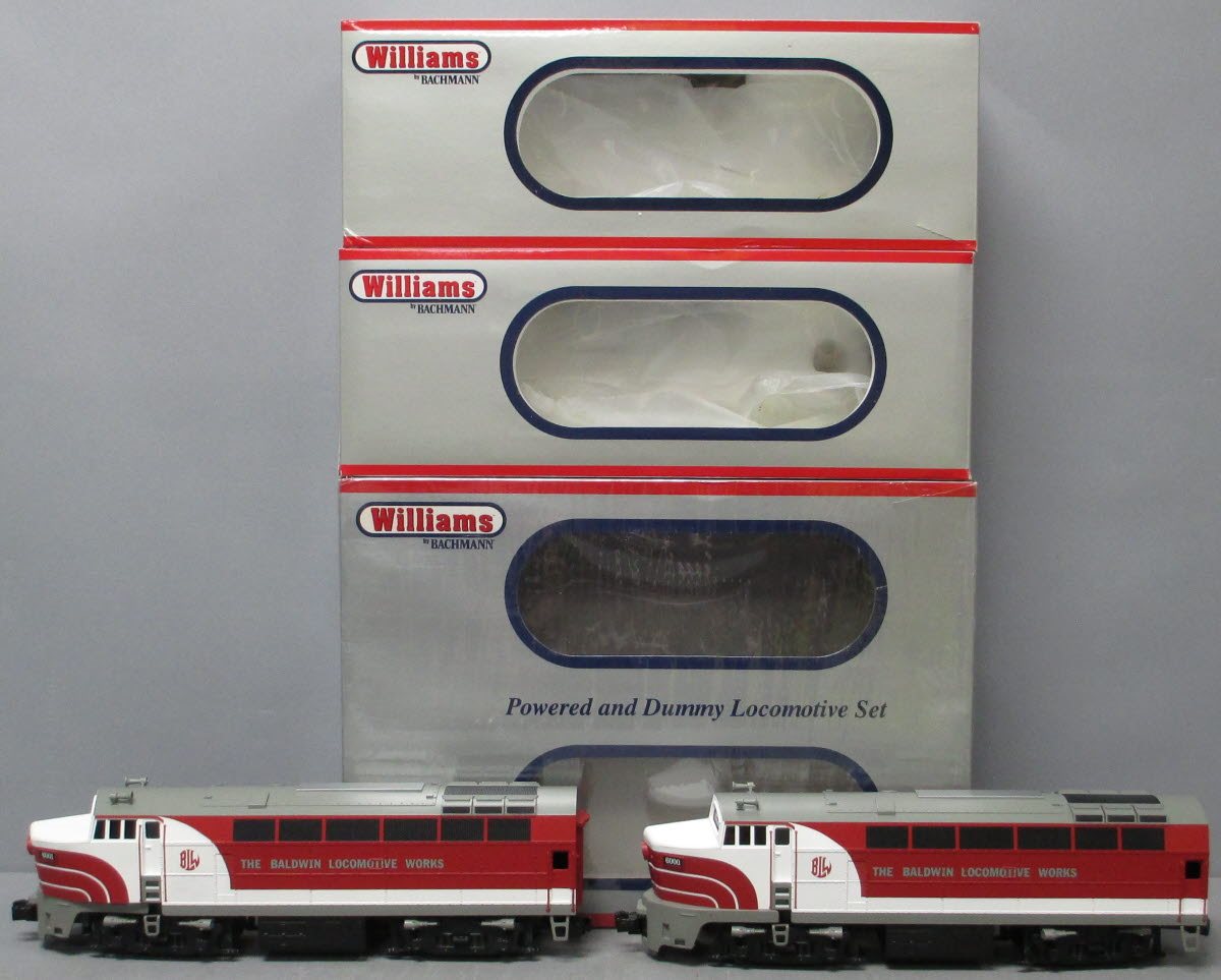 Williams 21909 O Gauge Baldwin Sharknose Diesel Locomotive AA Set