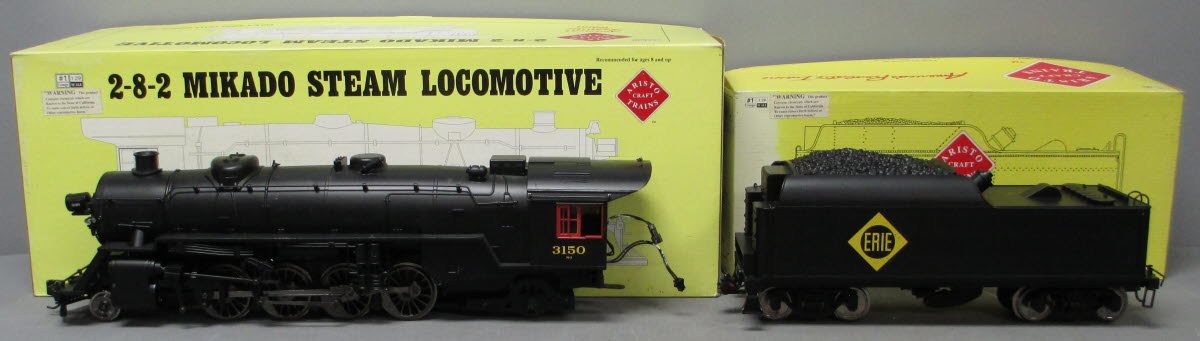 Aristo-Craft 21511Erie 2-8-2 Mikado Steam Loco # 3150
