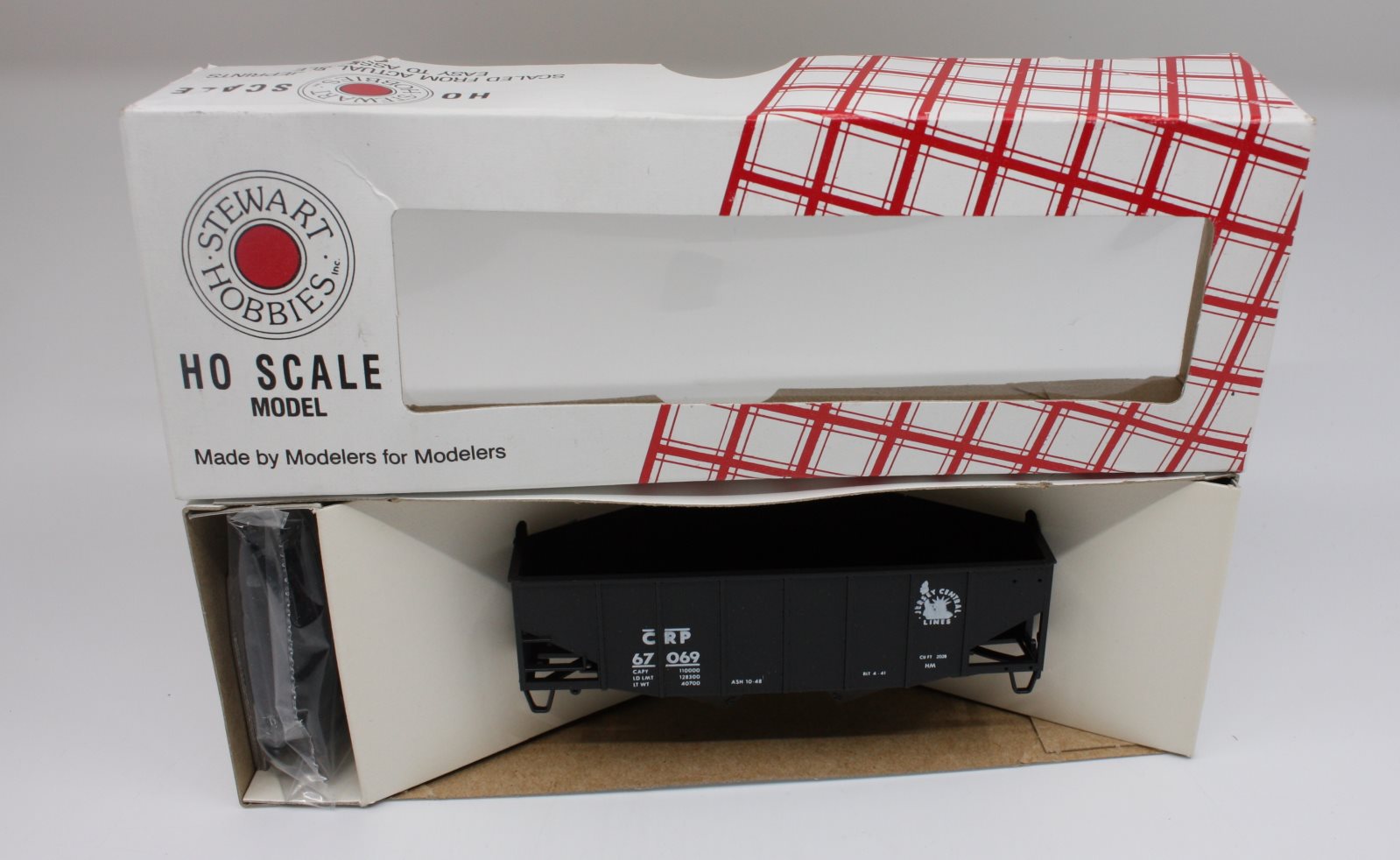 Stewart 10133 Ho Scale Kit Fishbelly 55 Ton 6 Panel 2 By Hopper #6769