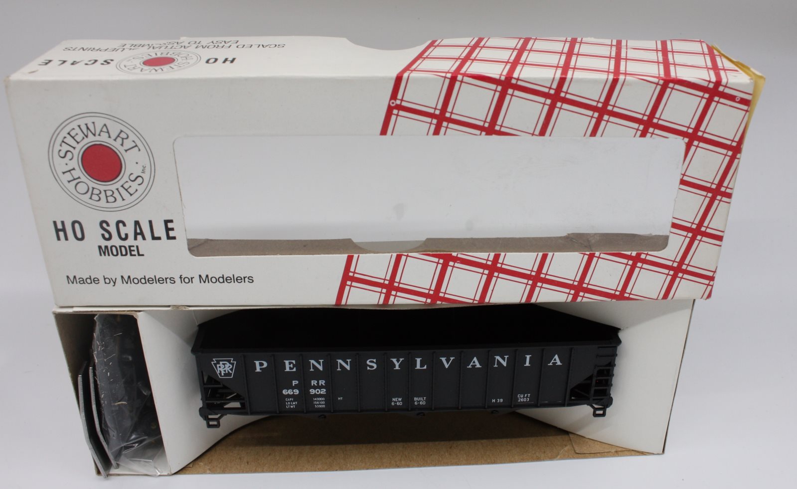 Stewart 10204 HO Scale Kit H39 70 Tom 12 Panel Tripple hopper #669902