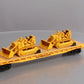 MTH 20-98648 Caterpillar 60’ Flat Car with 2 CAT No. 977 Traxcavators #977516