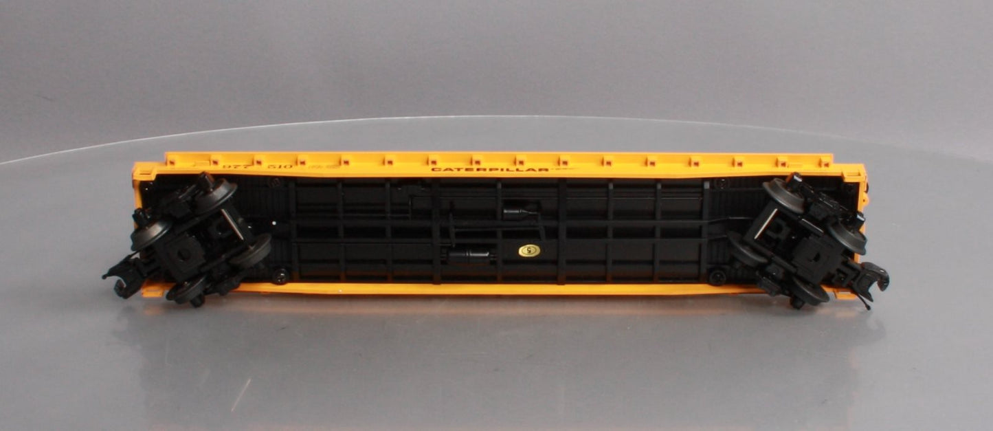 MTH 20-98648 Caterpillar 60’ Flat Car with 2 CAT No. 977 Traxcavators #977516