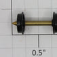 Athearn 90503 HO Wheel Set 33" Black Wheels with Brass Axle