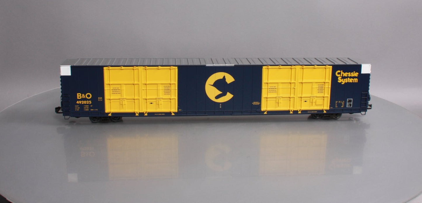 Lionel 6-82424 O Gauge Chessie System B&O 8-Door HI-Cube Boxcar #492025