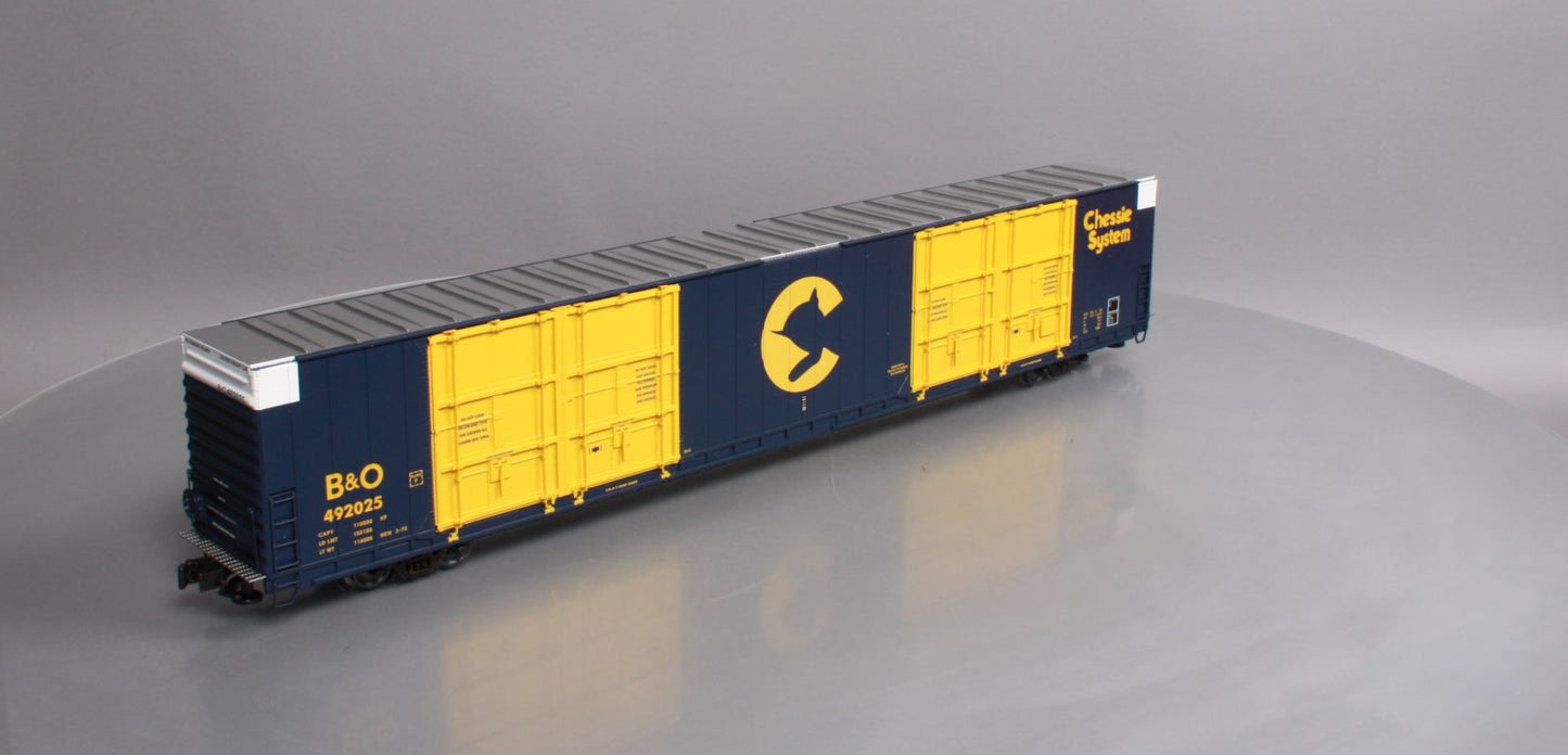 Lionel 6-82424 O Gauge Chessie System B&O 8-Door HI-Cube Boxcar #492025