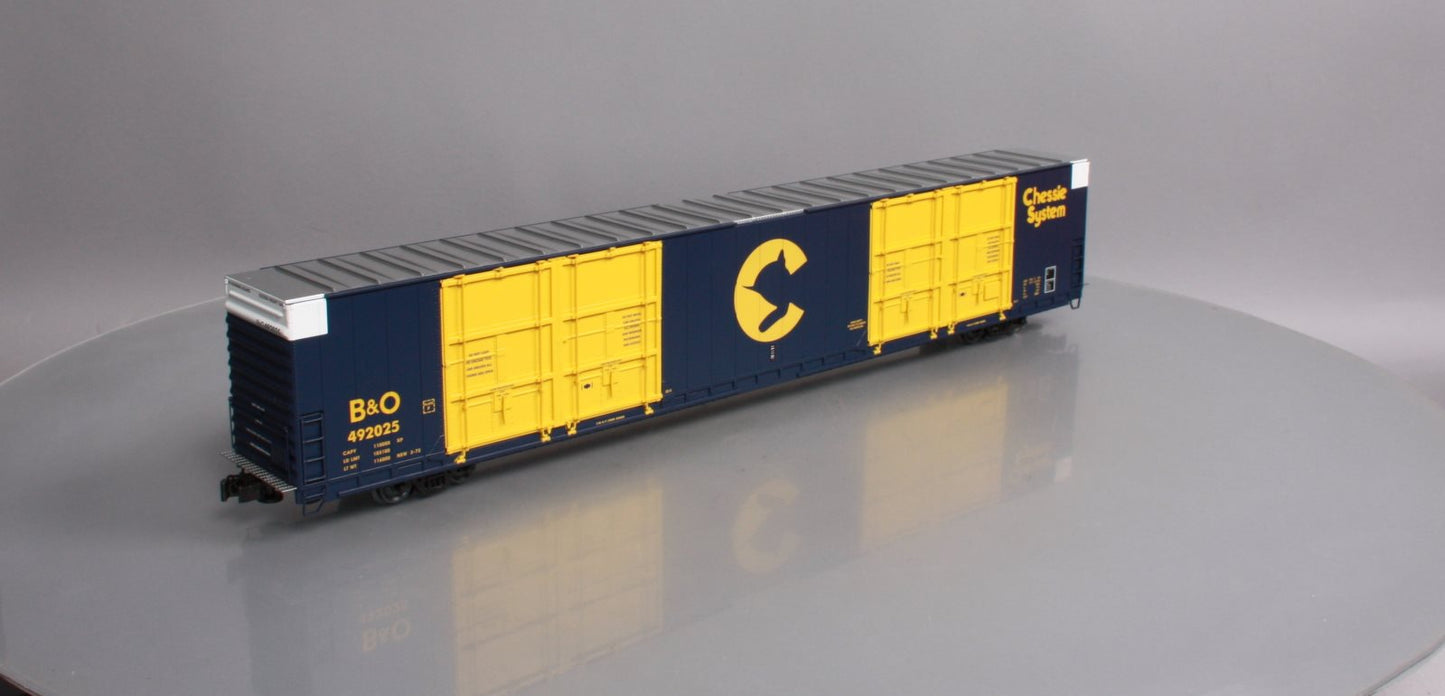 Lionel 6-82424 O Gauge Chessie System B&O 8-Door HI-Cube Boxcar #492025