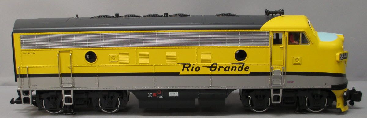 LGB 20579 G Gauge D&RGW Era III F7 A Unit Diesel Engine #5574 with DCC & Sound