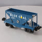 MTH 11-70104 Blue Coal Hopper Car #2653