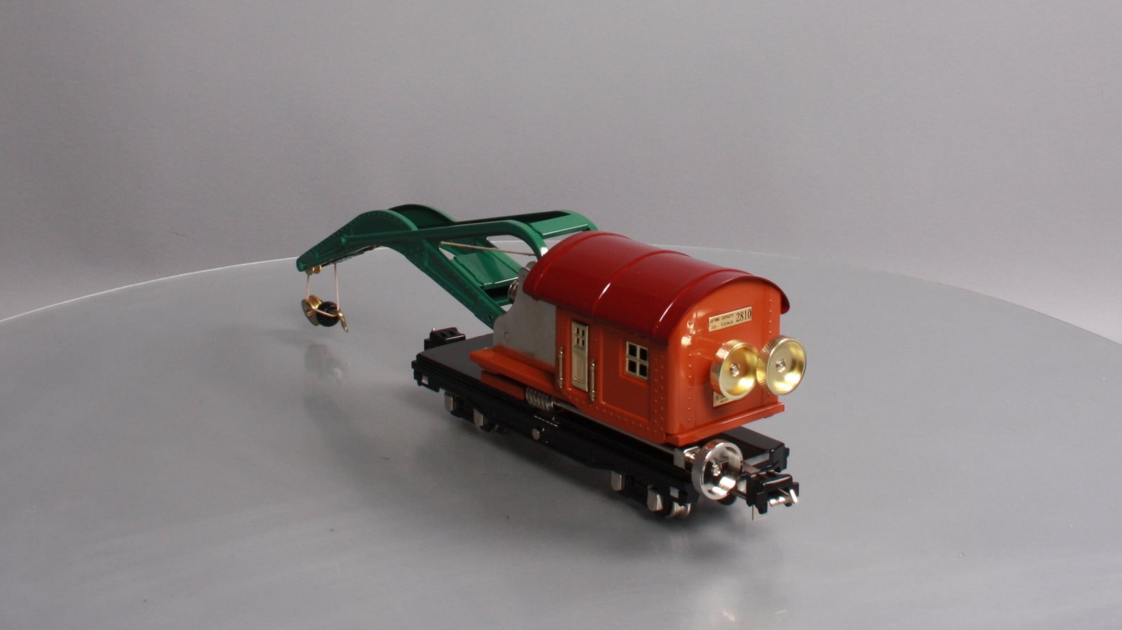 MTH 11-70017 O #2810 Derrick Car, Terra Cotta/Maroon