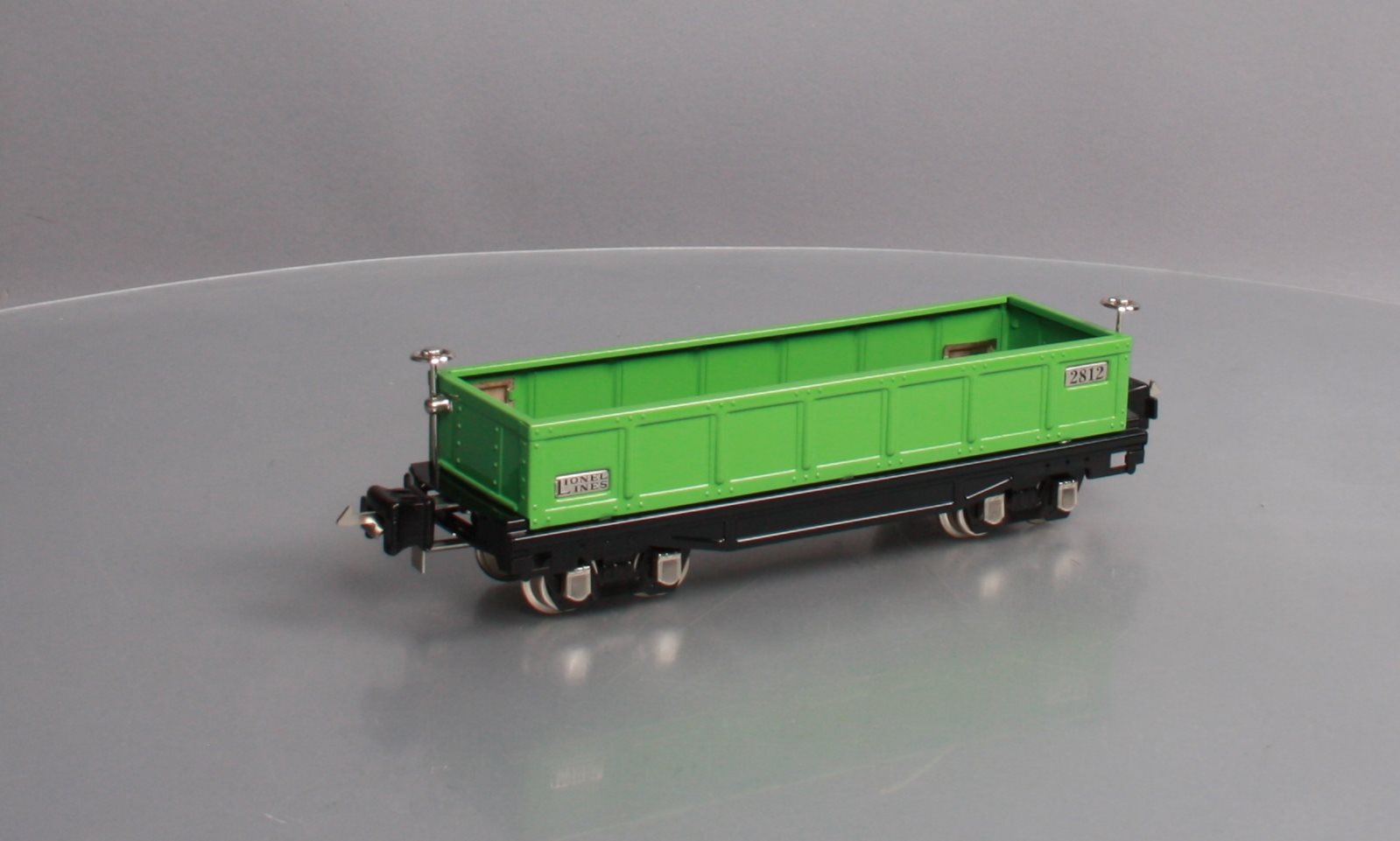 MTH 11-70011 O Gauge 2812 O Gauge Gondola Car Green with Nickel