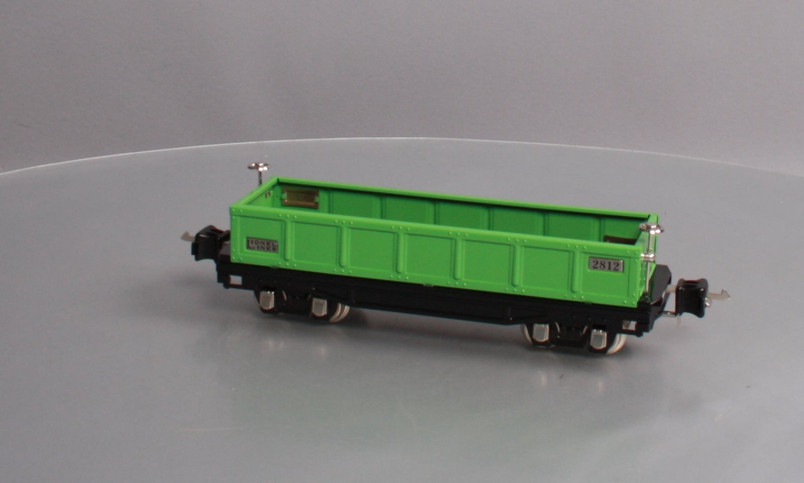 MTH 11-70011 O Gauge 2812 O Gauge Gondola Car Green with Nickel