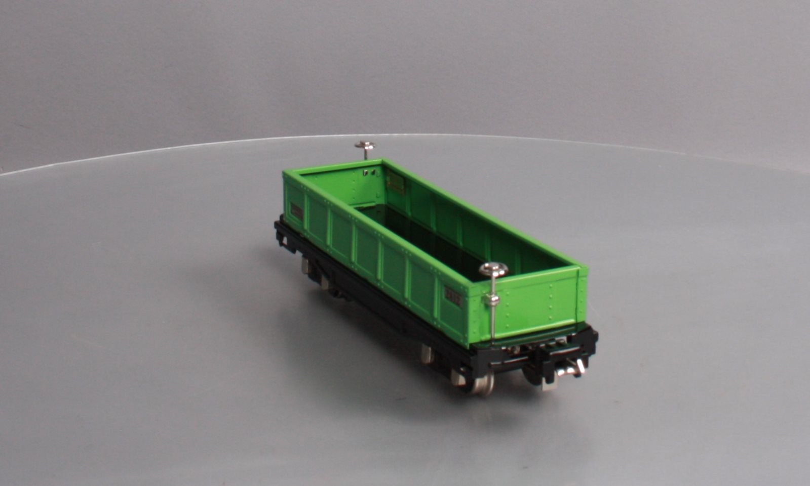 MTH 11-70011 O Gauge 2812 O Gauge Gondola Car Green with Nickel