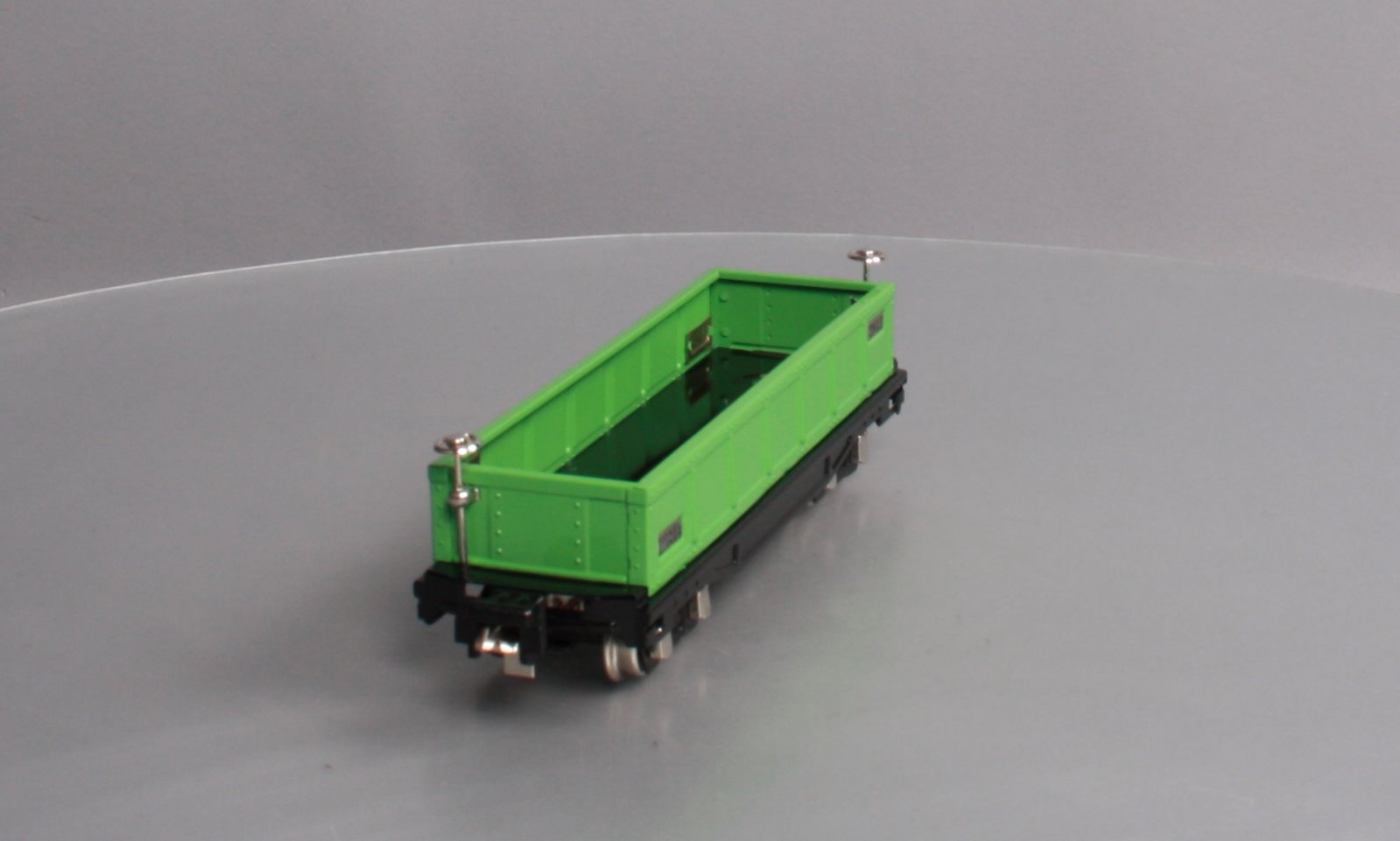 MTH 11-70011 O Gauge 2812 O Gauge Gondola Car Green with Nickel