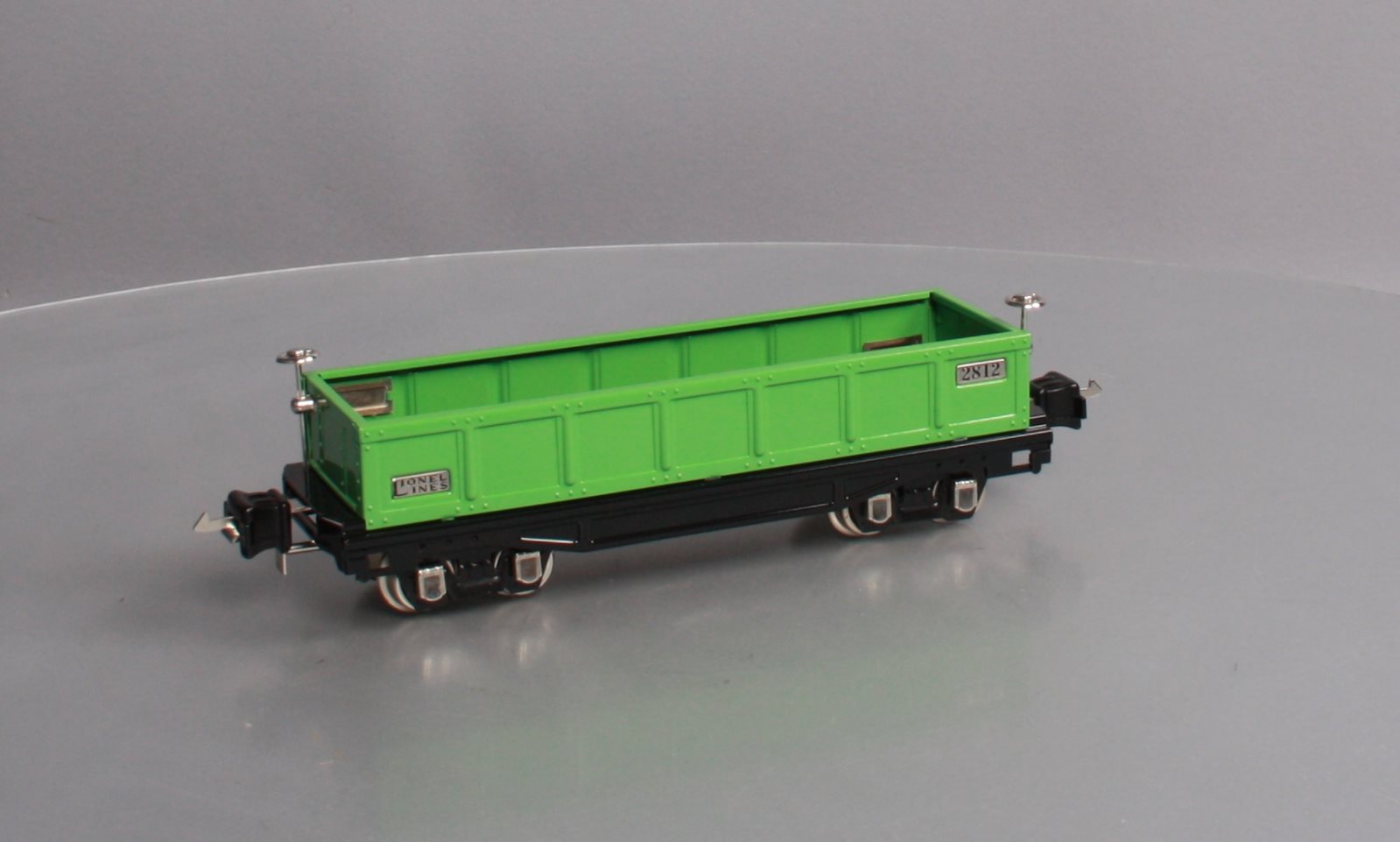 MTH 11-70011 O Gauge 2812 O Gauge Gondola Car Green with Nickel