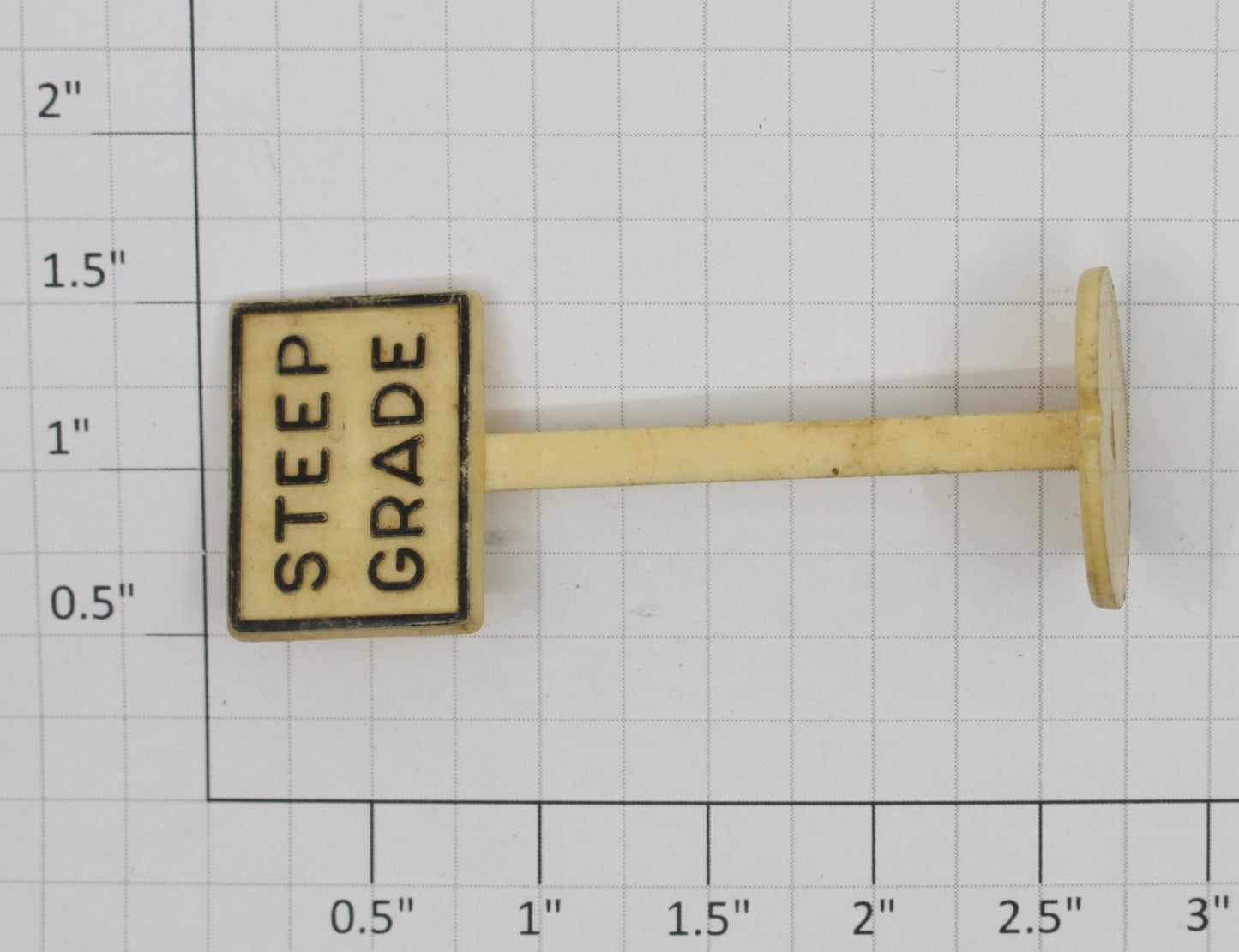 Marx PS-1-SG Railroad Sign, Steep Grade