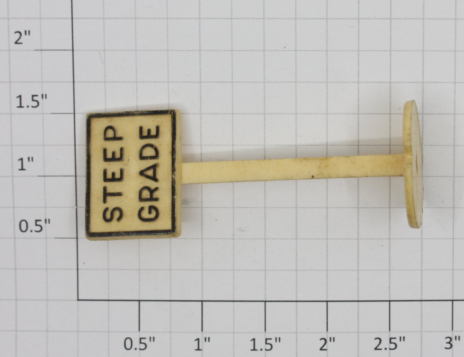 Marx PS-1-SG Railroad Sign, Steep Grade