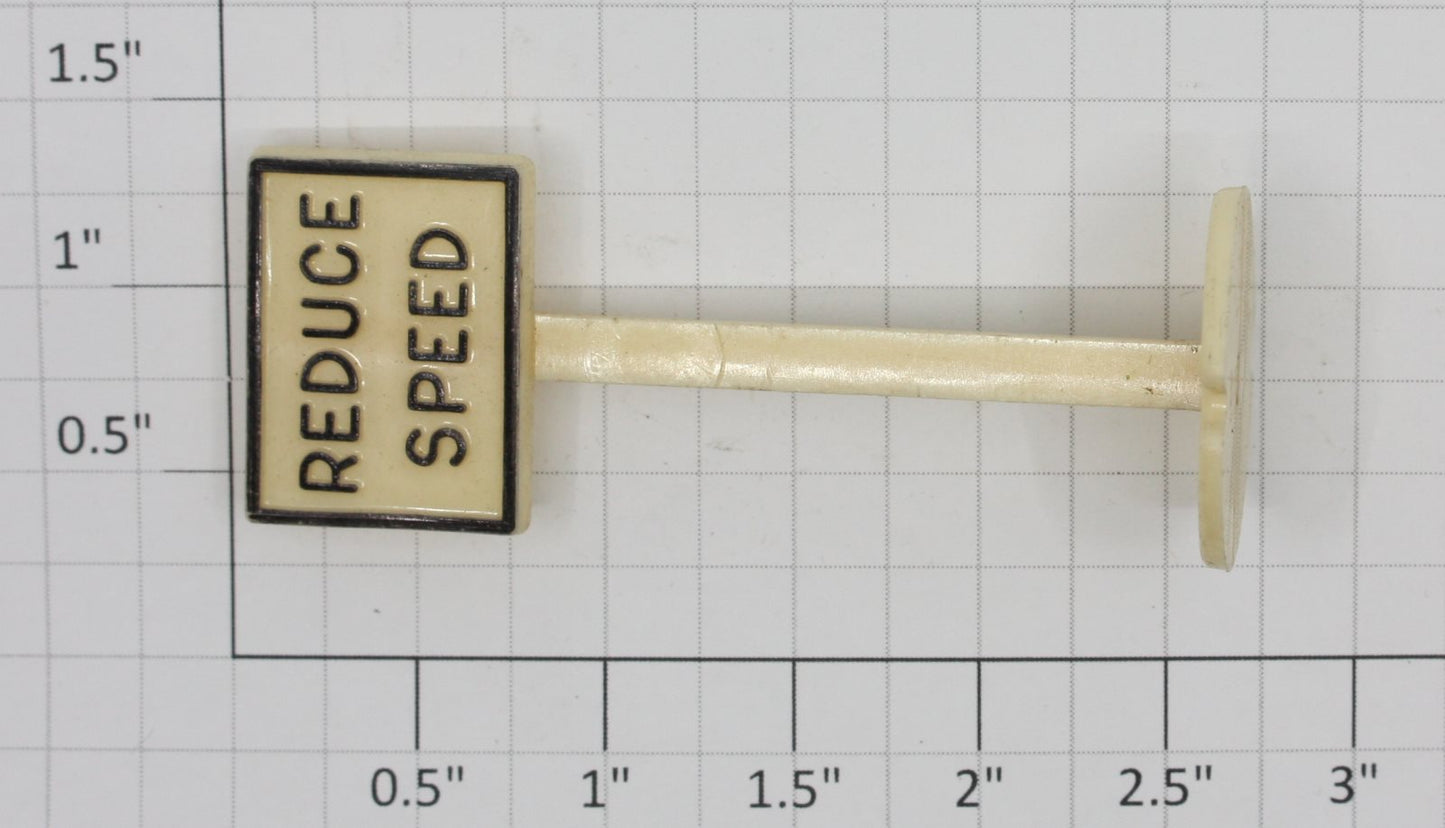 Marx PS-1-RDUS Railroad Sign, Reduce Speed