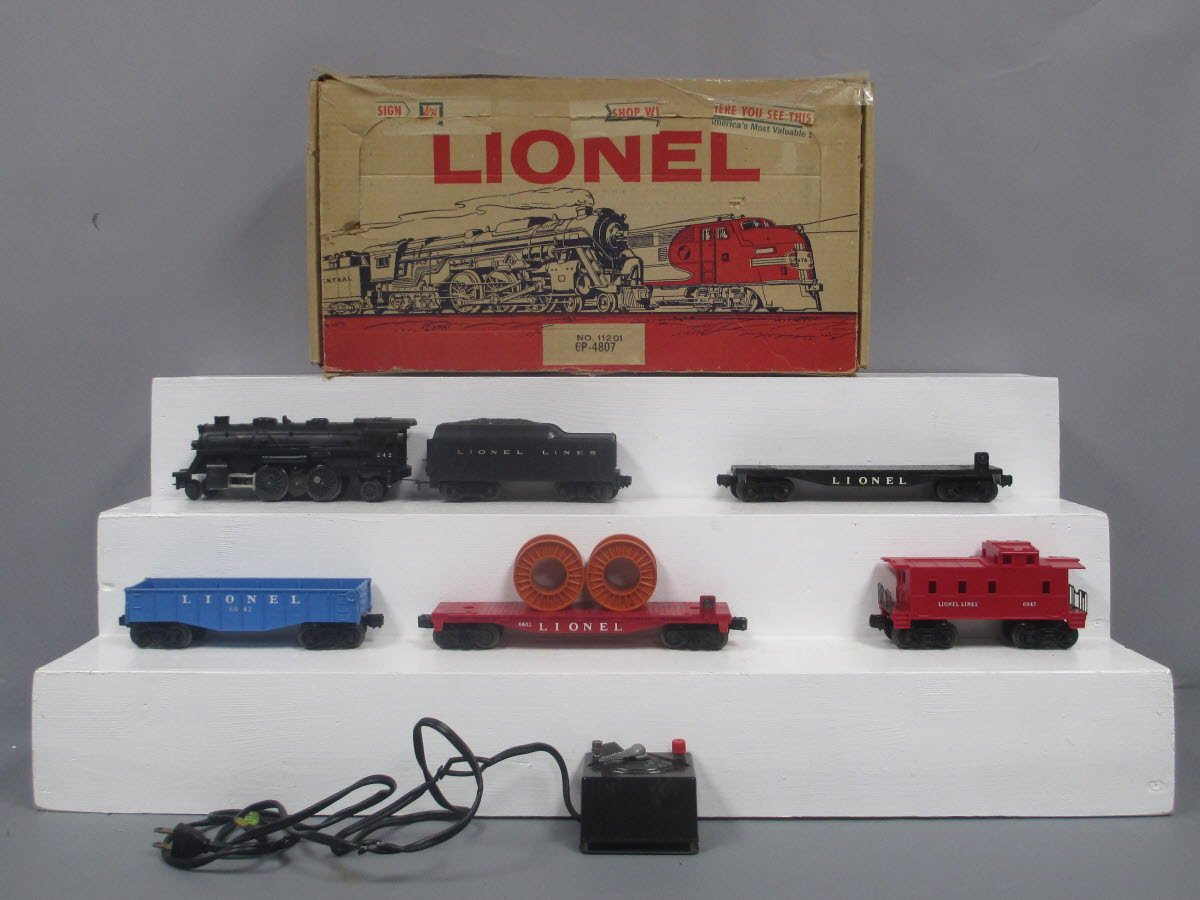 Lionel 11201O 242 Fast Starter Steam Freight Set 1060T, 6042-75 ,6502, 6047