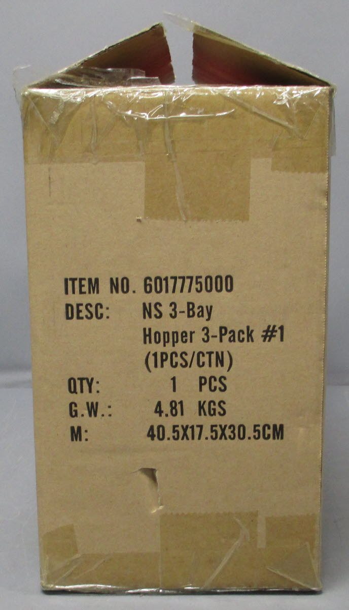 Lionel 6-17775 O Gauge NS Heritage S&A,VGN, NYC 3-Bay Hopper Car 3-Pack