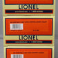 Lionel 6-17795 O NS Heritage CR/LV/CG Open 3-Bay Hopper (3-Pack)
