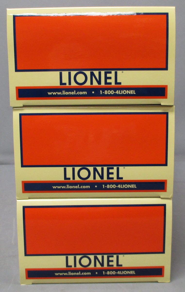Lionel 6-17795 O NS Heritage CR/LV/CG Open 3-Bay Hopper (3-Pack)