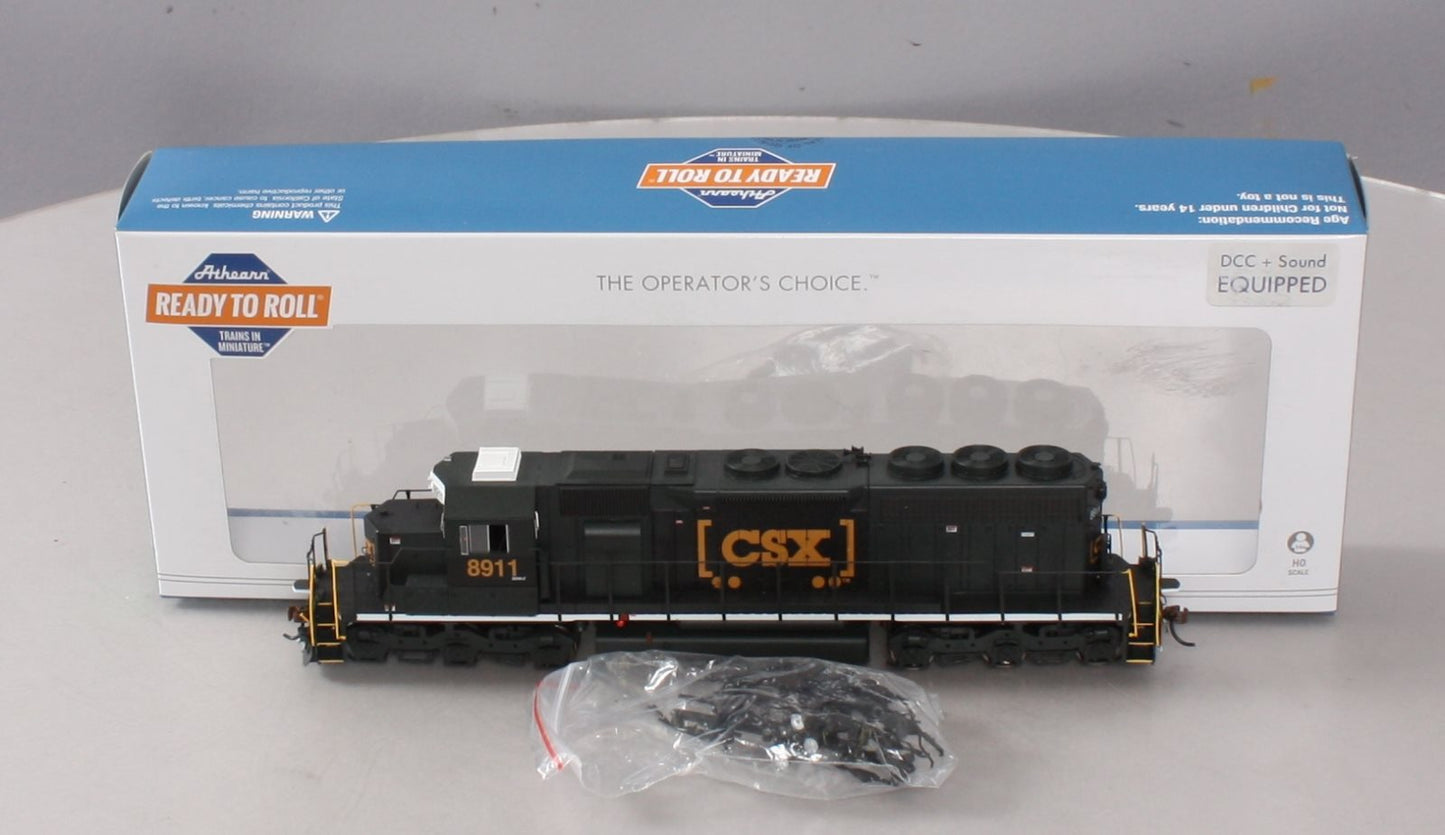 Athearn 88601 HO CSX/Boxcar Logo RTR SD40 Diesel Locomotive w/DCC & Sound #8911