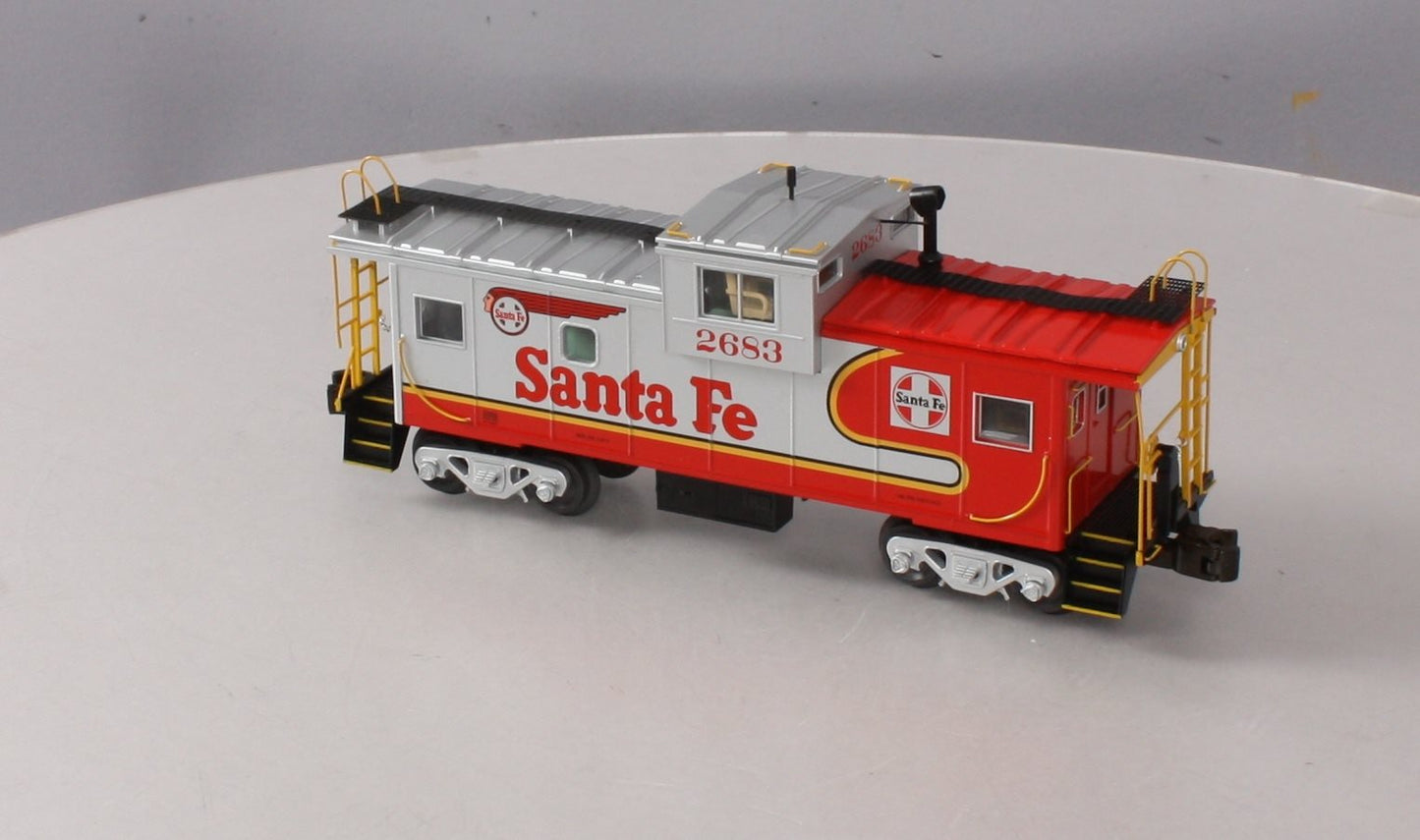 Lionel 6-27634 O Gauge Santa Fe Warbonnet Extended Vision Caboose #2683