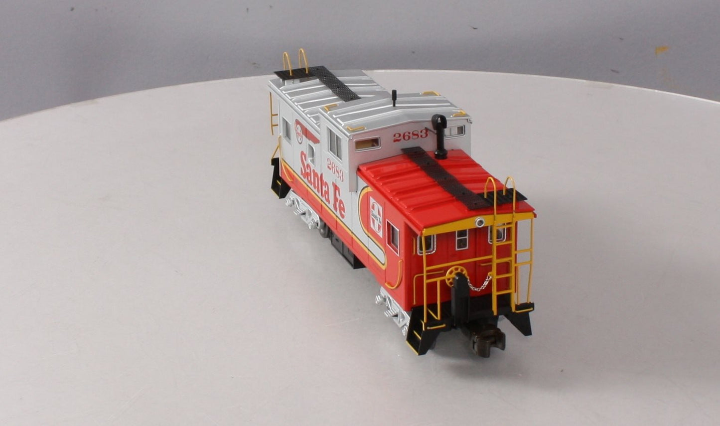 Lionel 6-27634 O Gauge Santa Fe Warbonnet Extended Vision Caboose #2683