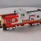 Lionel 6-27634 O Gauge Santa Fe Warbonnet Extended Vision Caboose #2683