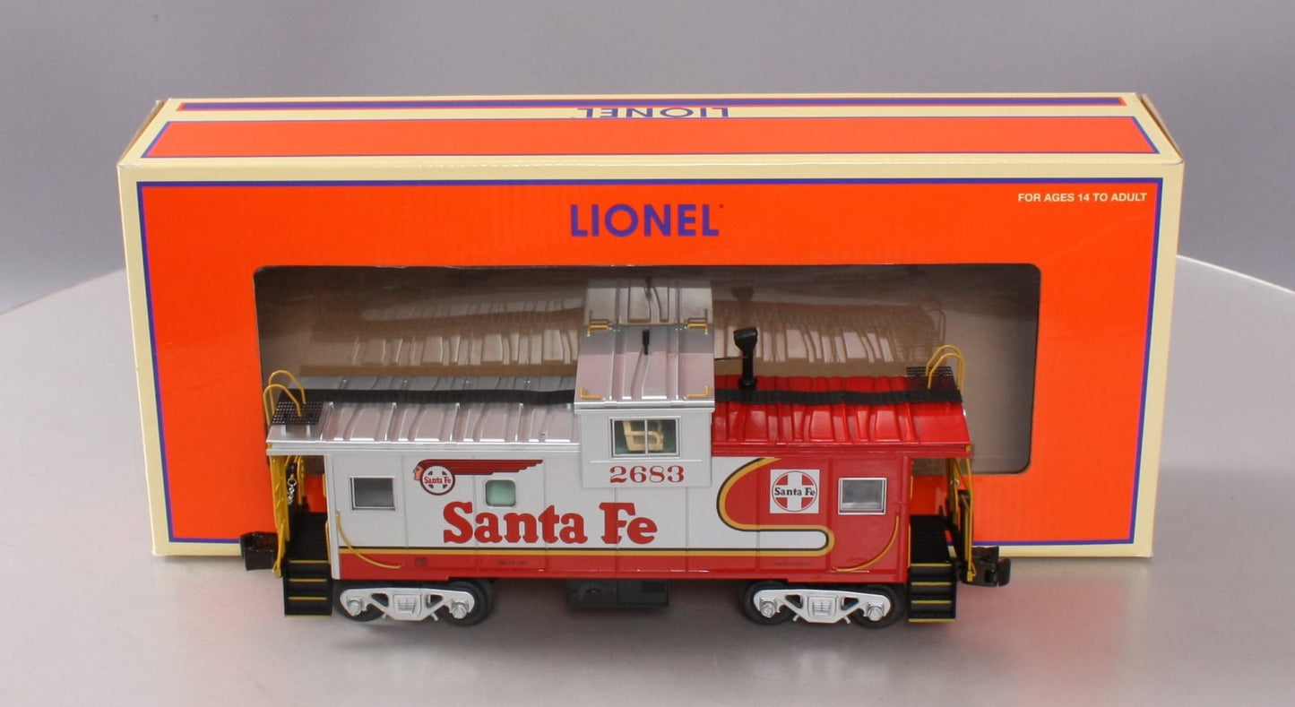 Lionel 6-27634 O Gauge Santa Fe Warbonnet Extended Vision Caboose #2683