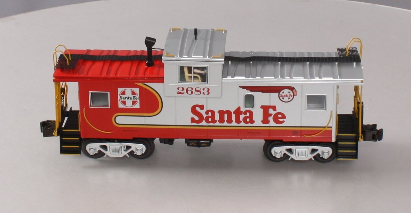 Lionel 6-27634 O Gauge Santa Fe Warbonnet Extended Vision Caboose #2683