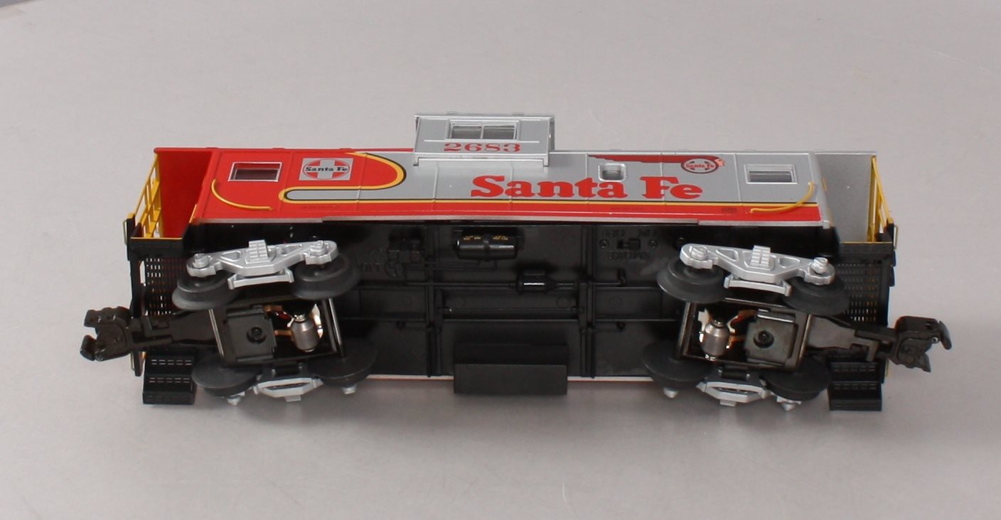 Lionel 6-27634 O Gauge Santa Fe Warbonnet Extended Vision Caboose #2683