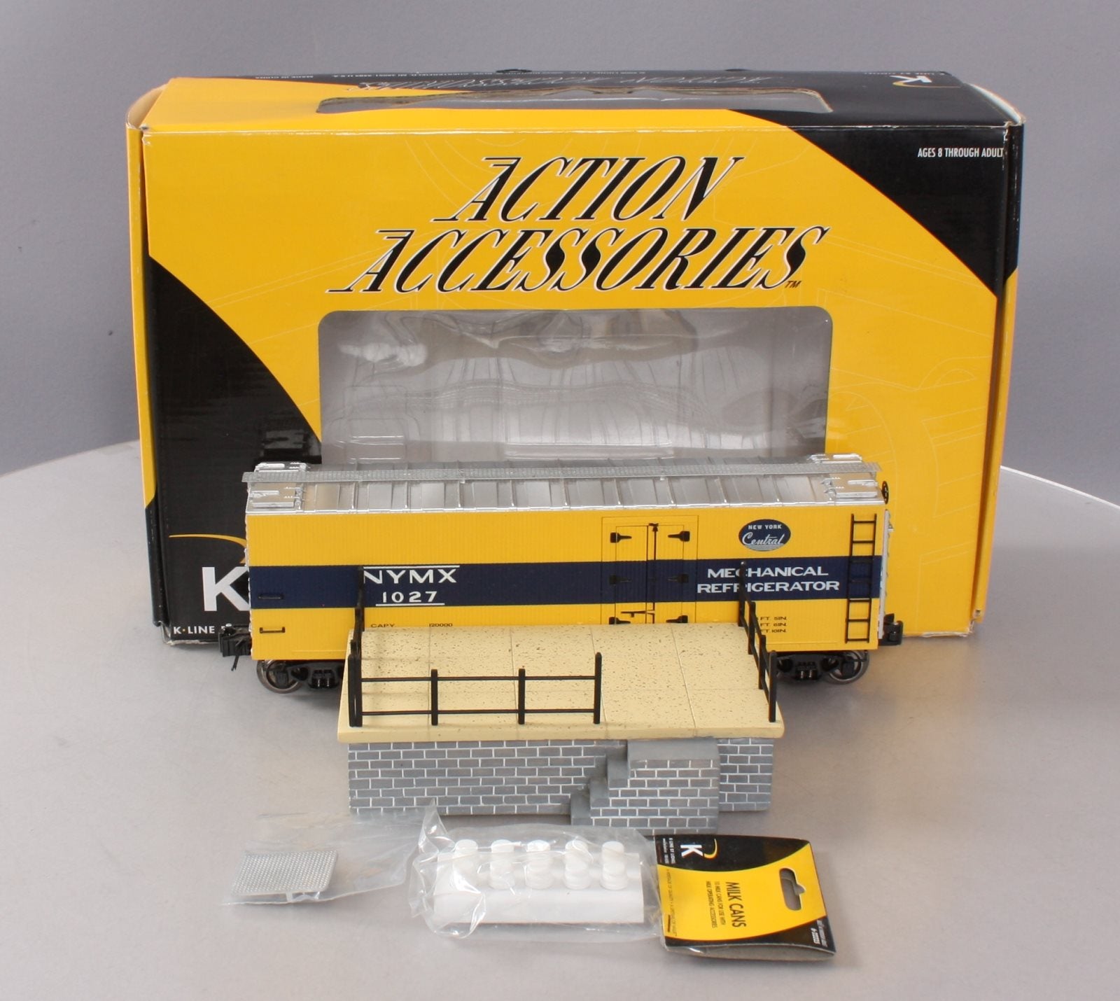Lionel 6-36839 O NYC Operating Milk Car w/Platform