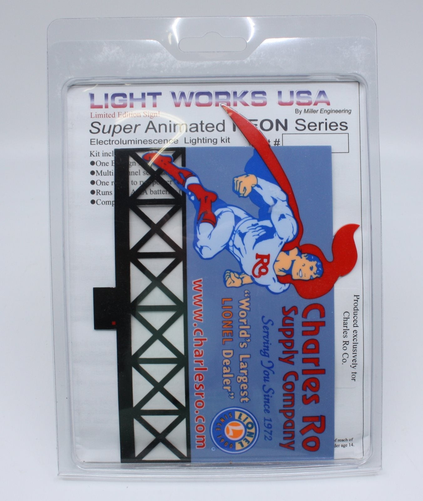 Miller Engineering 2995 O Scale Charles Ro Supply Company Animated Neo