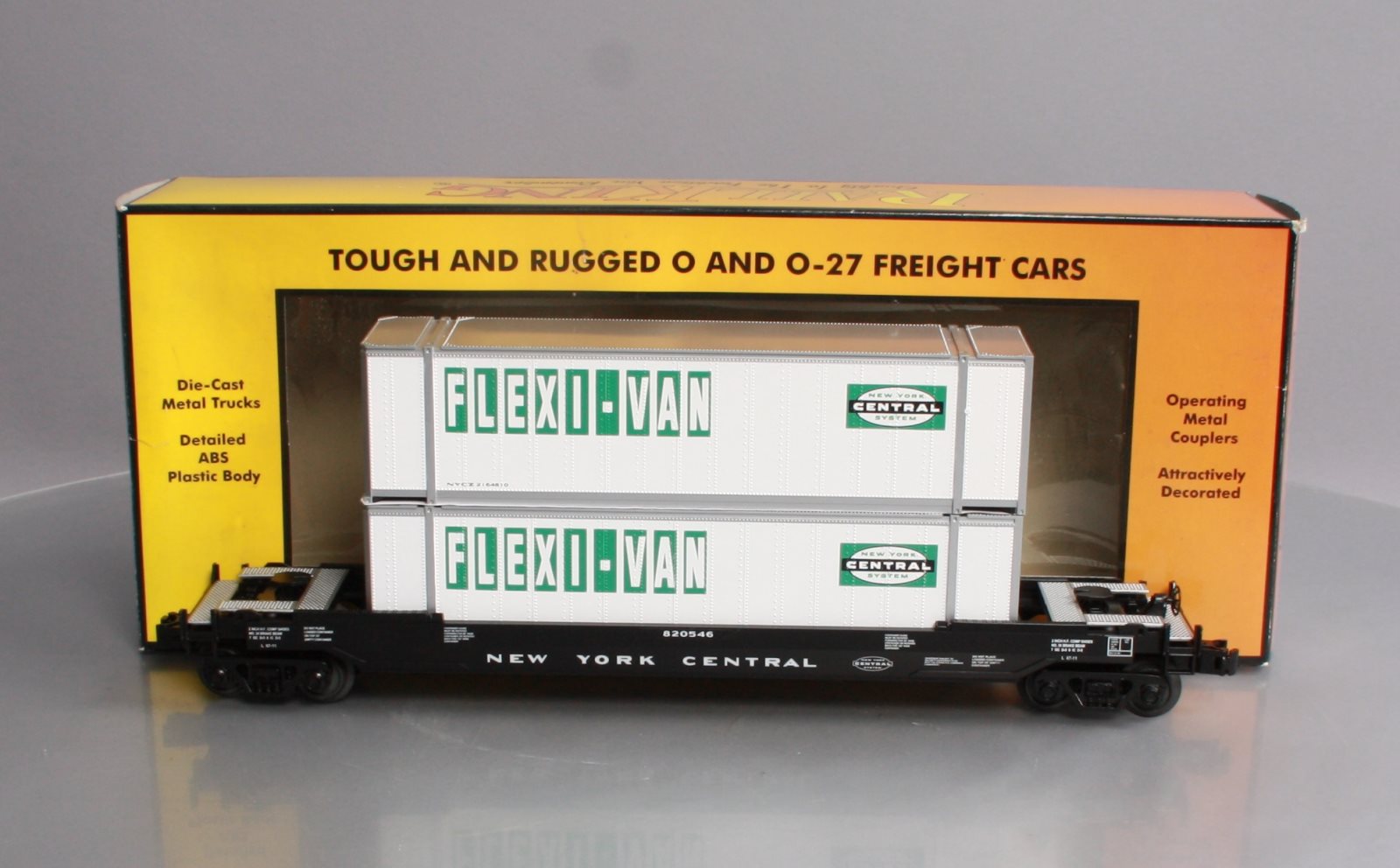 MTH 30-76414 New York Central Husky Stack Car