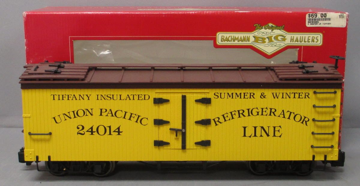 Bachmann 93201 G Union Pacific Reefer Car #24014 (Metal Wheels)