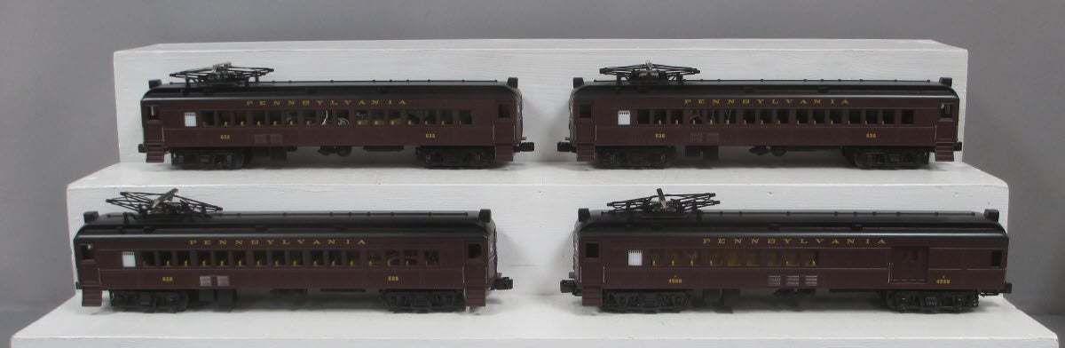 MTH 30-2649-1 O Pennsylvania MU Passenger Set w/Proto-Sound 2.0 (Set of 4)