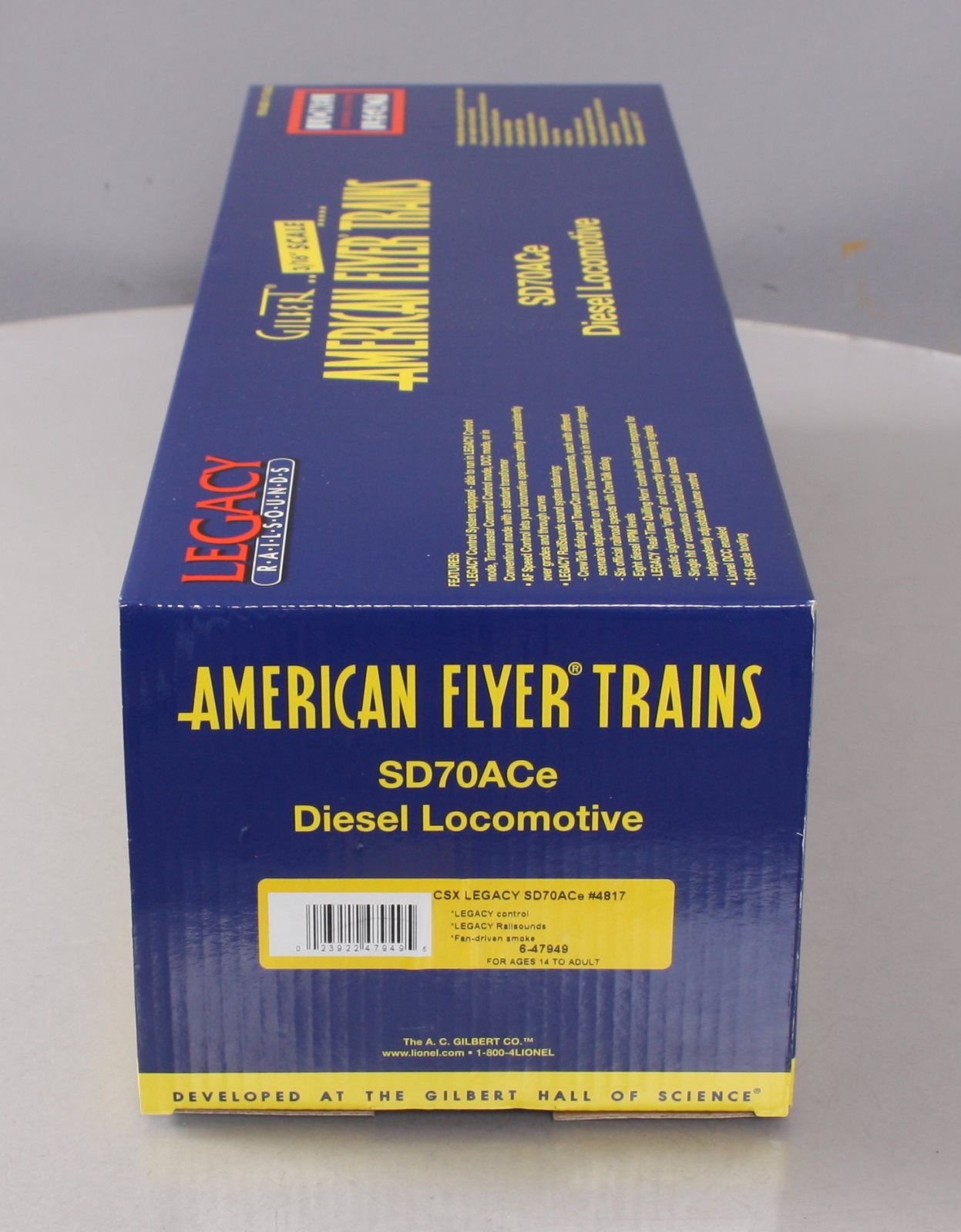 American Flyer 6-47949 S CSX SD70ACE Diesel Locomotive #4817
