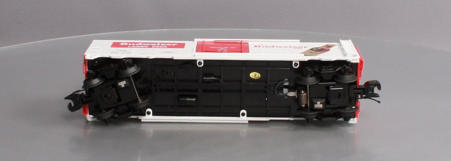 MTH 20-94125 O Gauge Budweiser Operating Beer Refrigerator Car #1955