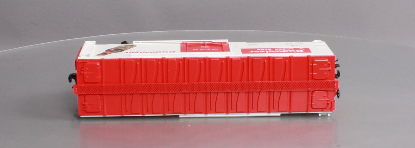 MTH 20-94125 O Gauge Budweiser Operating Beer Refrigerator Car #1955