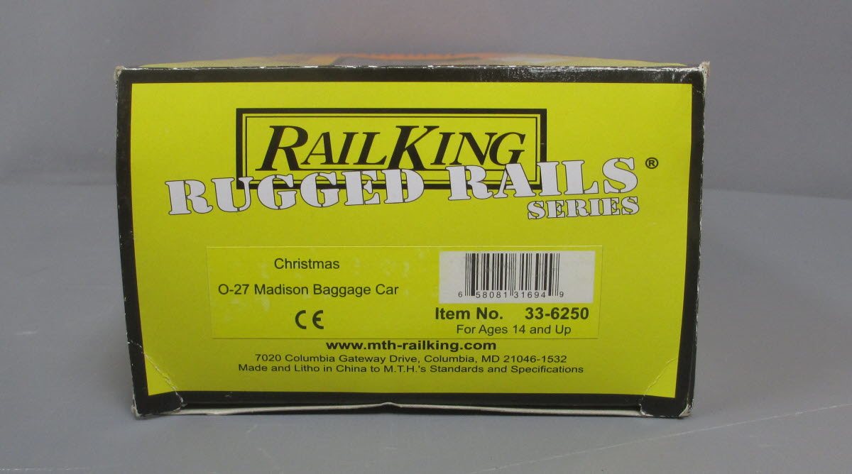 MTH 33-6250 O-27 Madison Christmas Baggage 